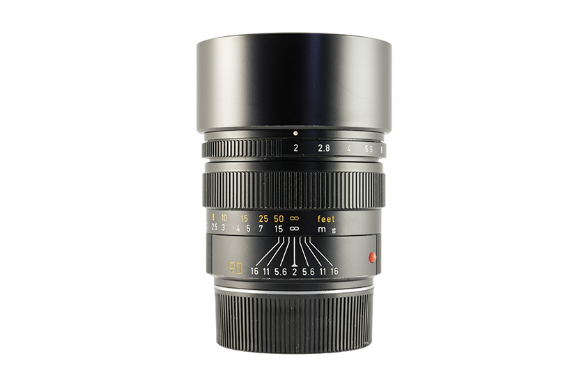 LEICA SUMMICRON-M 1:2/90, black anodized 11136