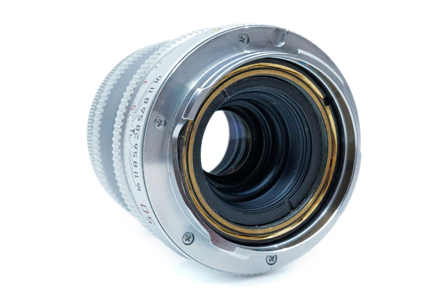 Leica ELMAR-M 2.8/50mm  (1994–2007) — Silver Chrome