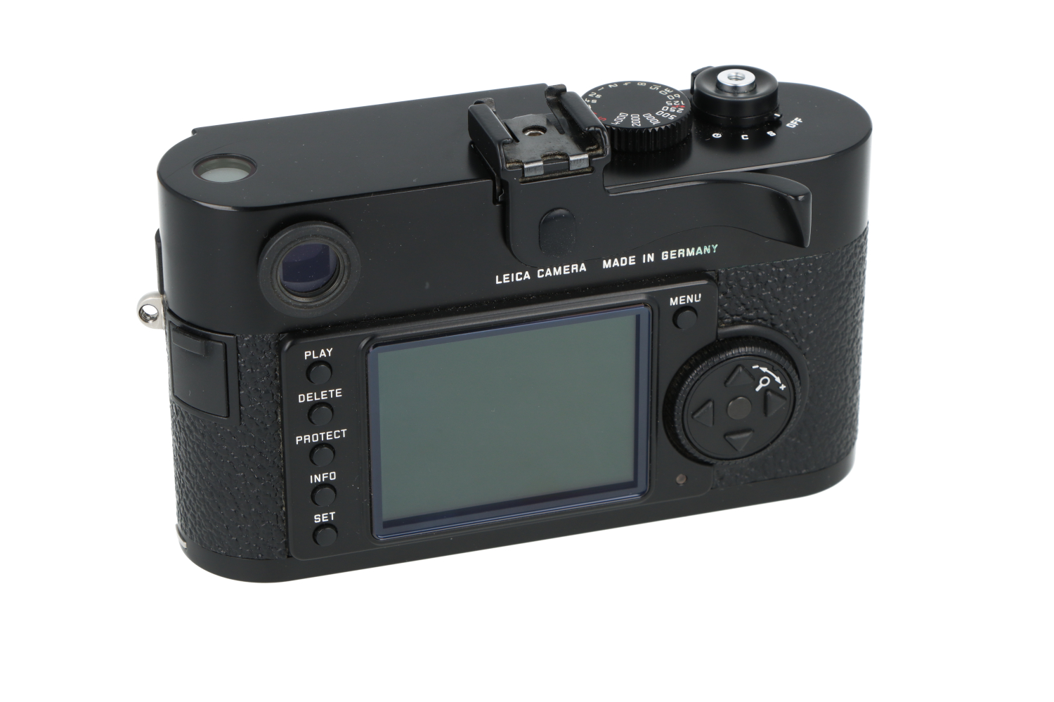 Kit Leica M8.2 Schwarz Lack + Griff + Daumenauflage (10711)
