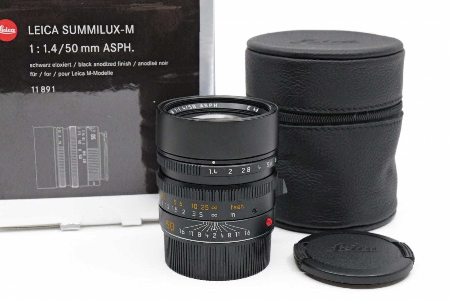 Leica SUMMILUX-M 1.4/50 ASPH, BLACK