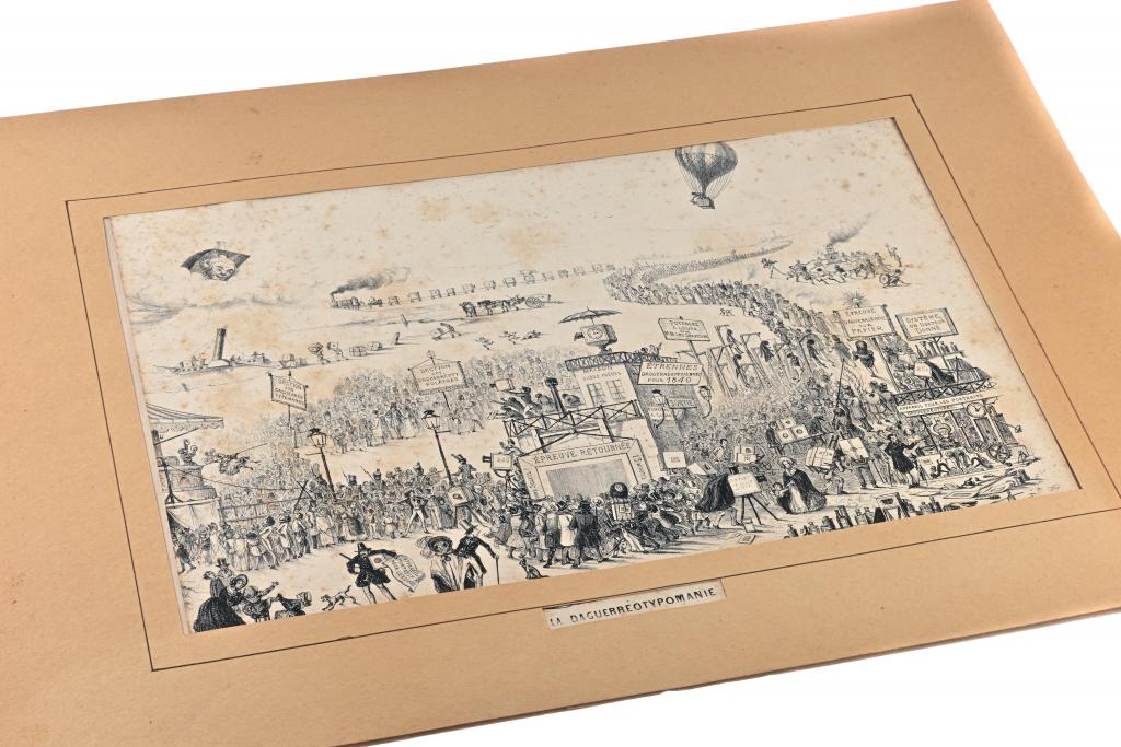 La Daguerreotypomanie Lithography La Daguerreotypomanie Lithography