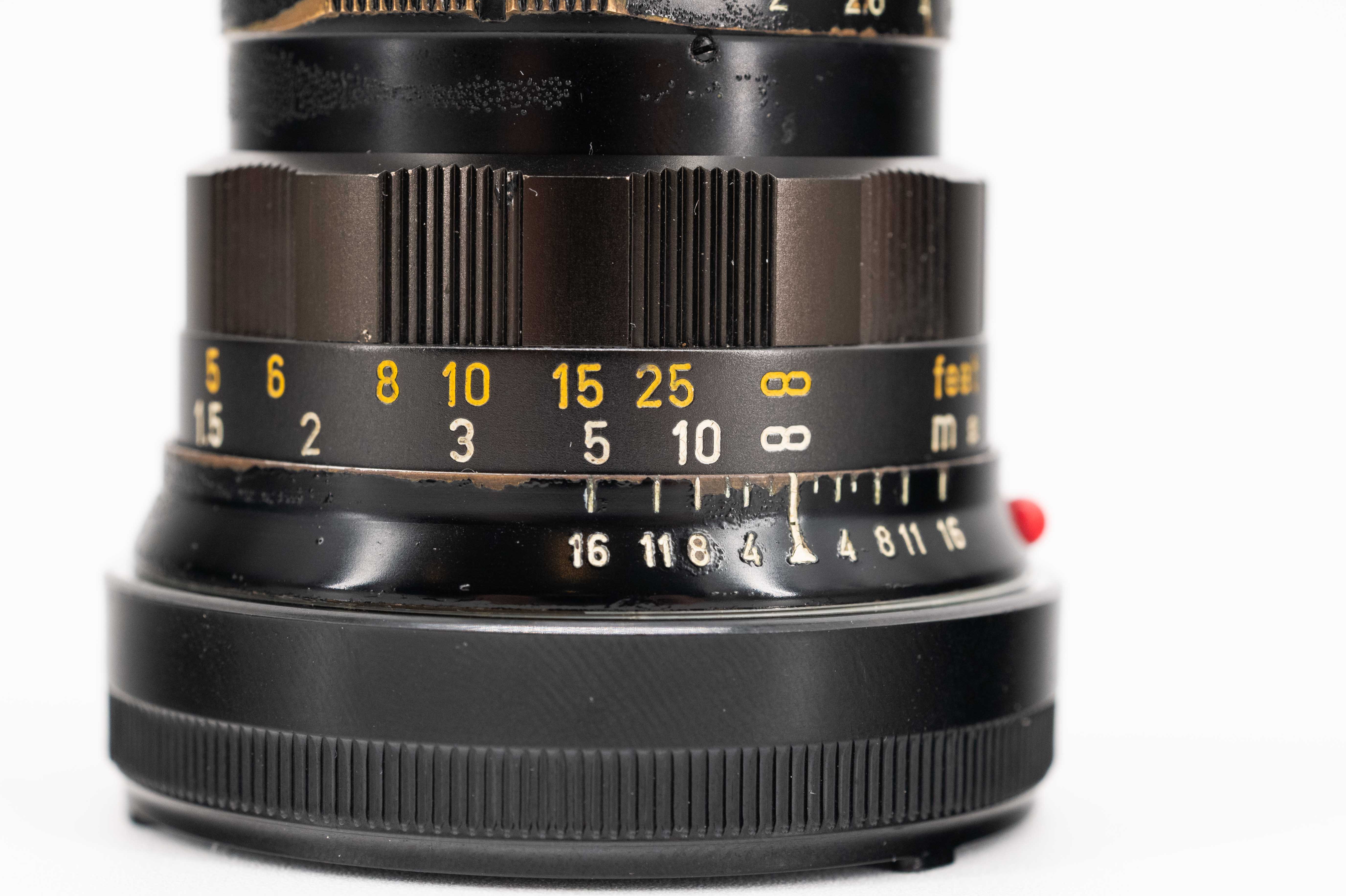 Leica Summicron-M 50mm f/2 Rigid Black Paint