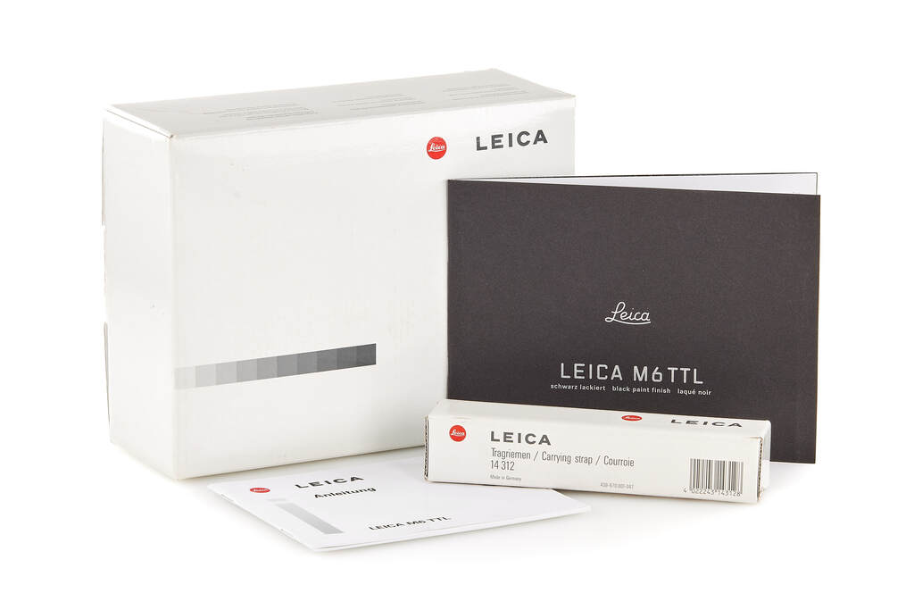 Leica M6 TTL 0.72 black paint Millennium 10442