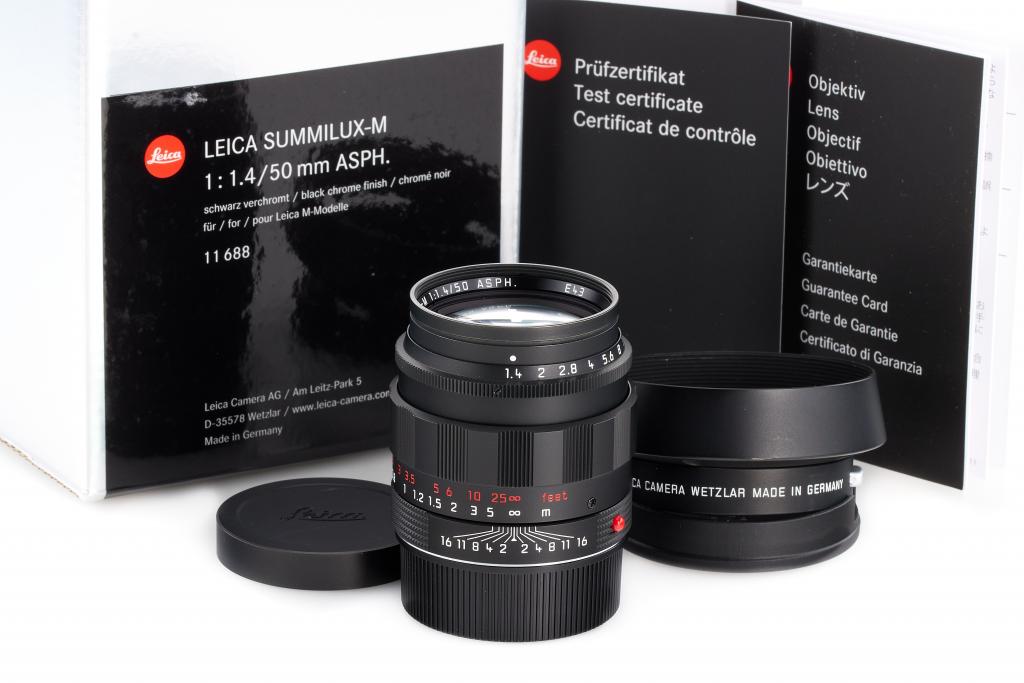 Leica Summilux-M 11688 1,4/50mm black chrome ASPH. 6-bit