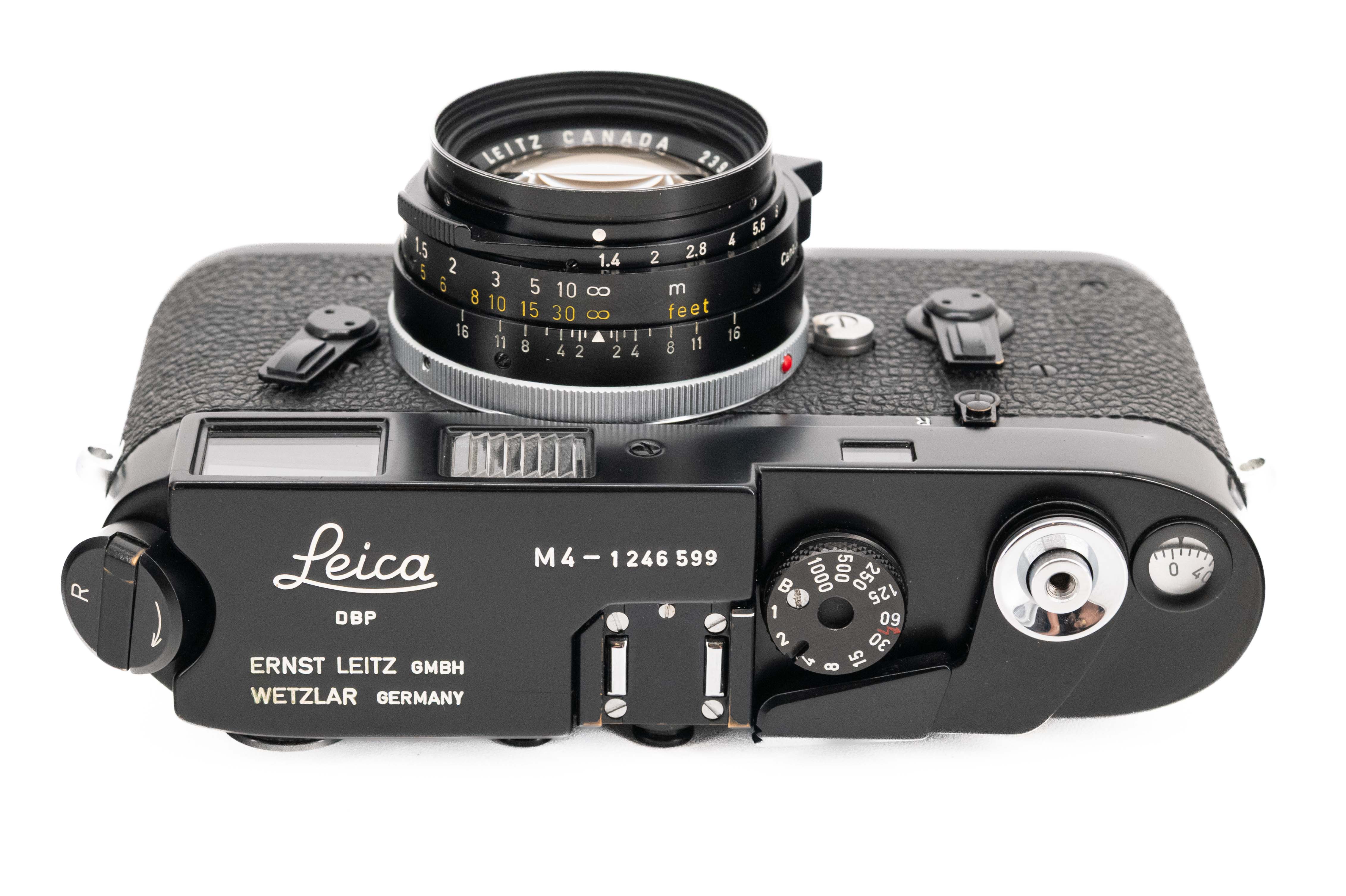Leica M4 Black Paint Outfit