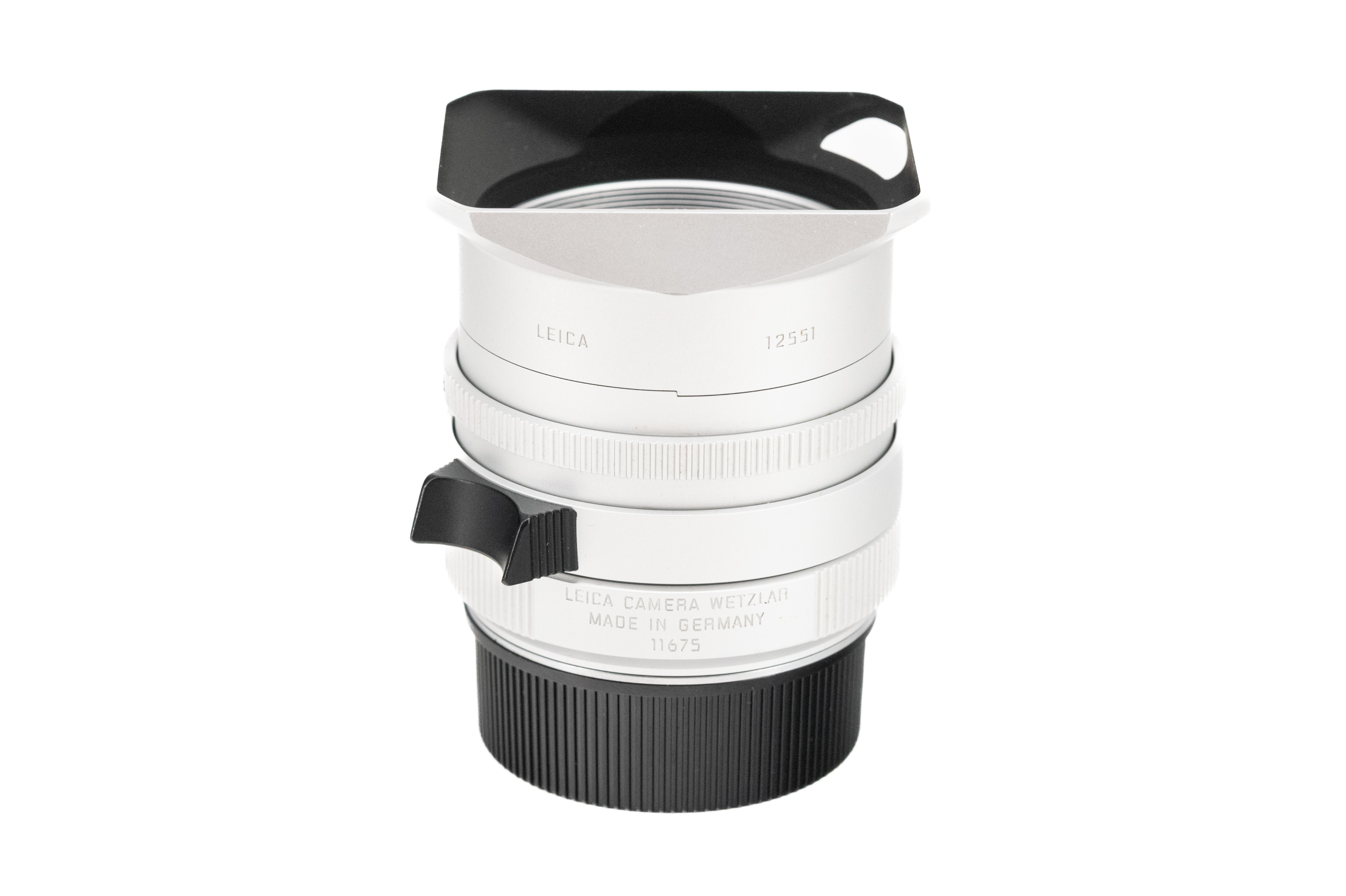 Leica Summilux-M 35mm f/1.4 ASPH FLE Silver Anodised 11675