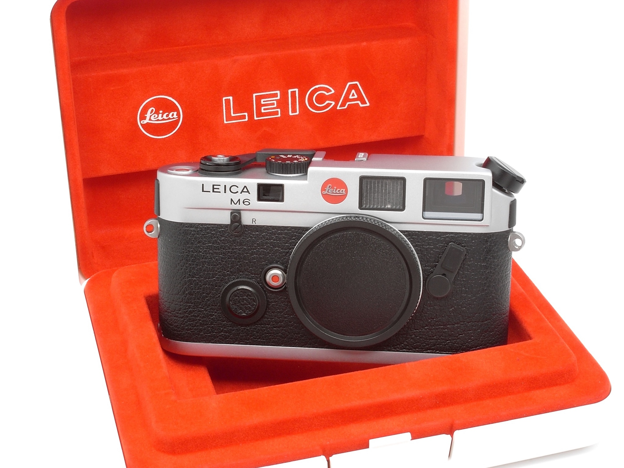 Leica M6 silbern verchromt "Panda"