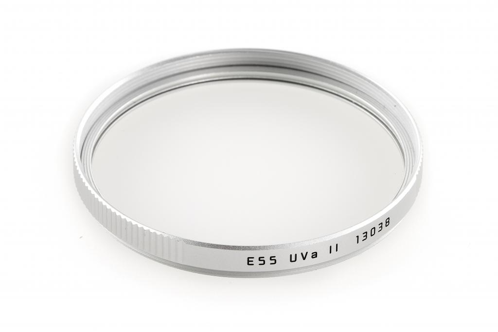Leica 13038 E55mm UVa II silver