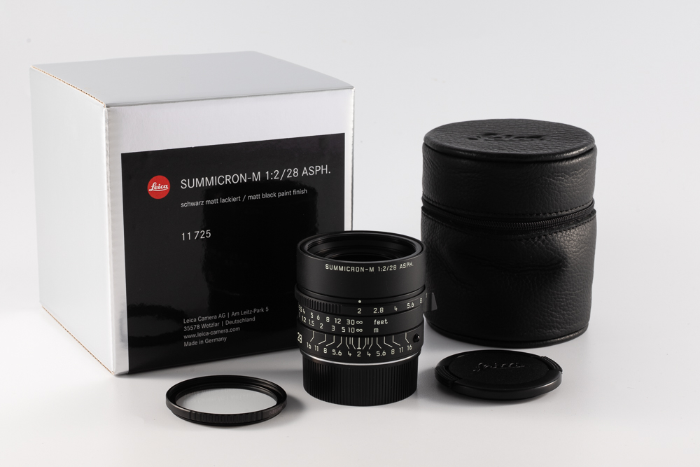 Leica SUMMICRON-M 1:2/28 ASPH. sw. matt. lack (11725)