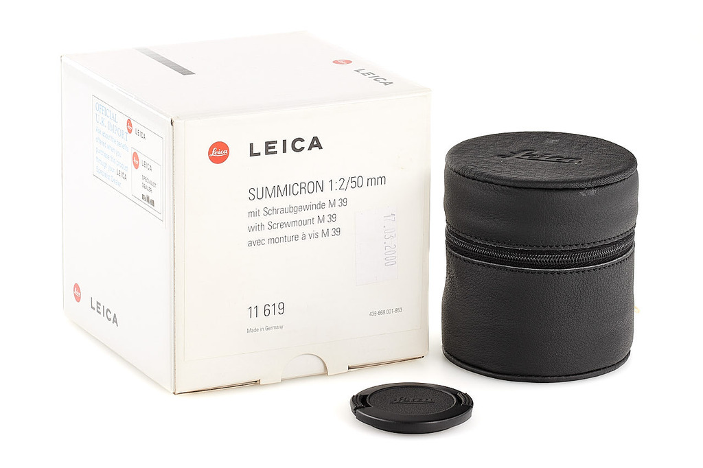 Leica Summicron M39 11619 2/50mm Leica Summicron M39 11619 2/50mm