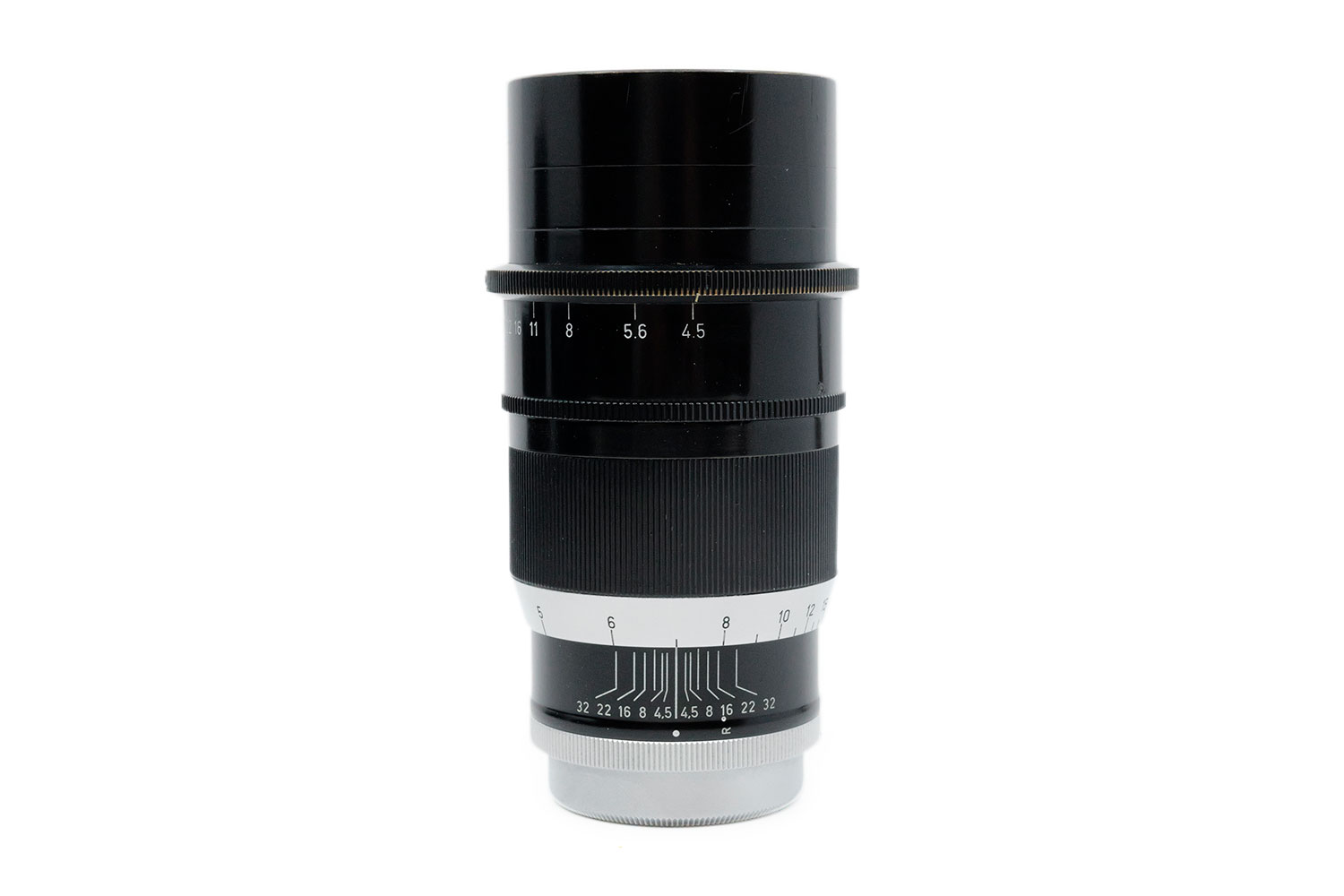 Leica TELYT-VISOFLEX 4.5/200mm black paint, screw-mount