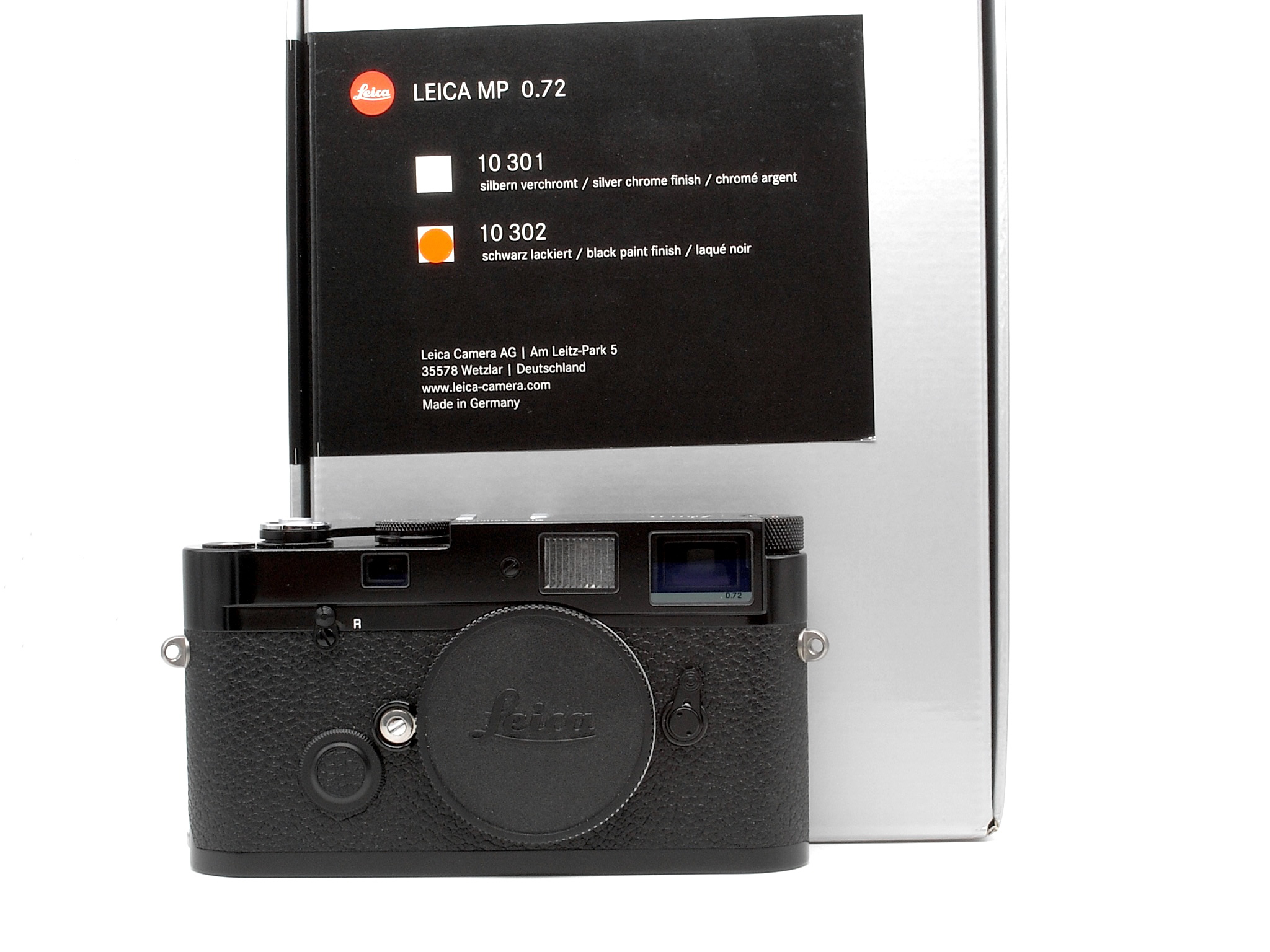 Leica MP 0.72x, black lacquered