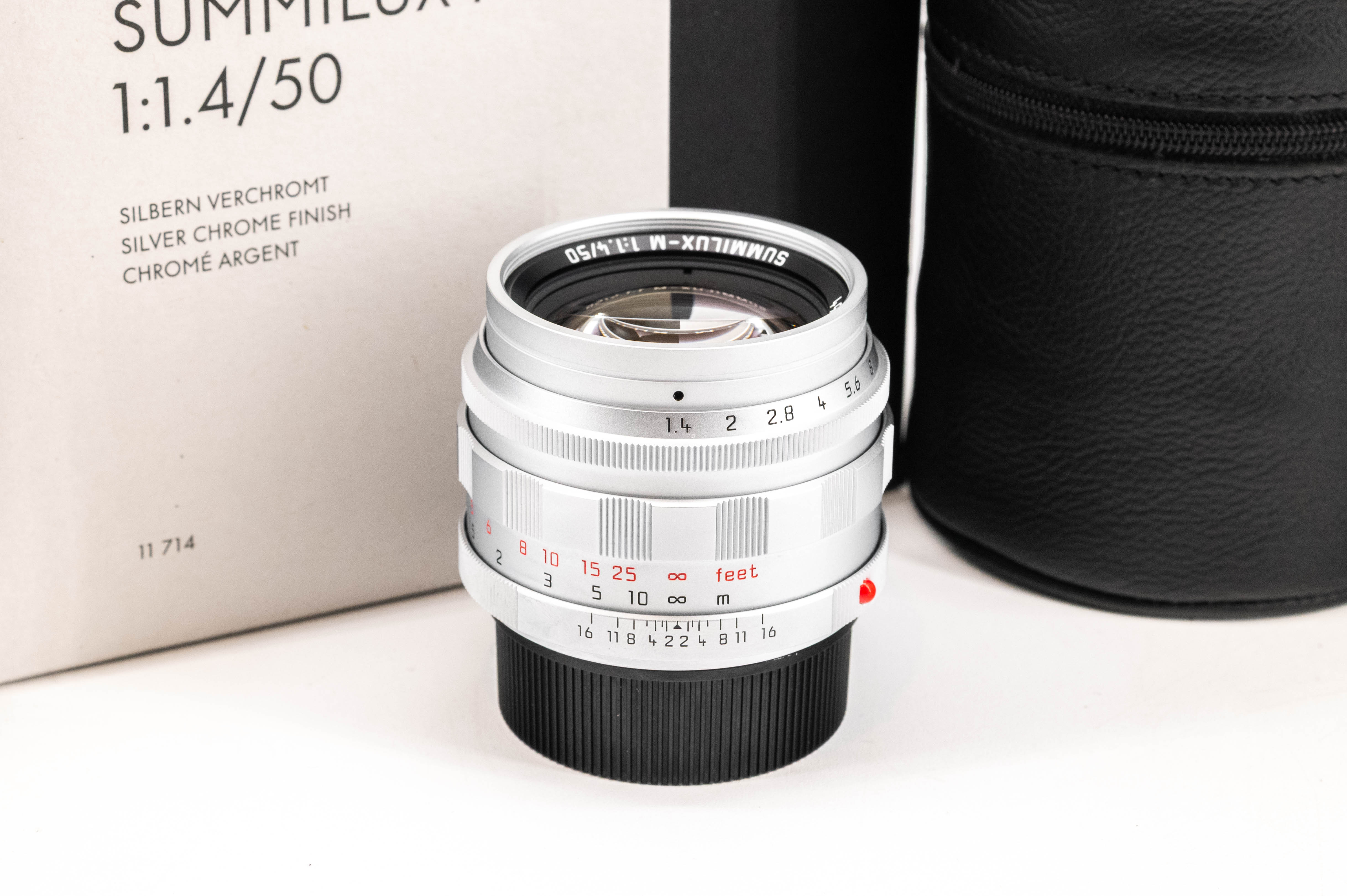 Leica Summilux-M 50mm f/1.4 Silver Chrome 11714