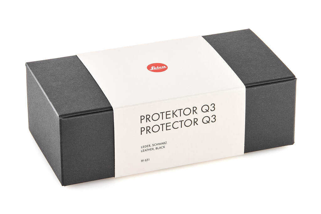 Leica 19651 protector f. Leica Q3, black - like new with 2 years guarantee