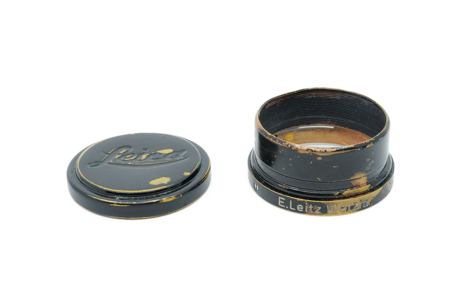 Leica IIIf Blackpaint + Elmar 50 Blackpaint (repaint)