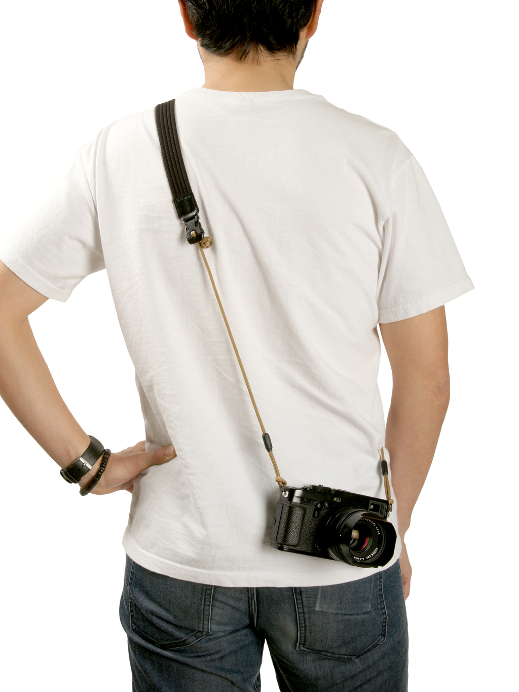 Artisan&Artist Wide length parachute cord strap ACAM P25 TAN