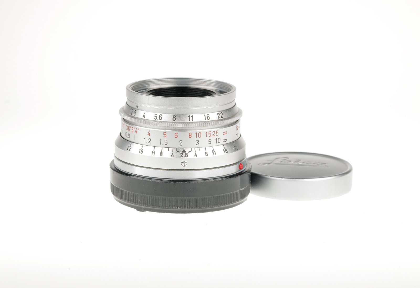 Leica Summaron 1:2,8/35mm, silver chrome
