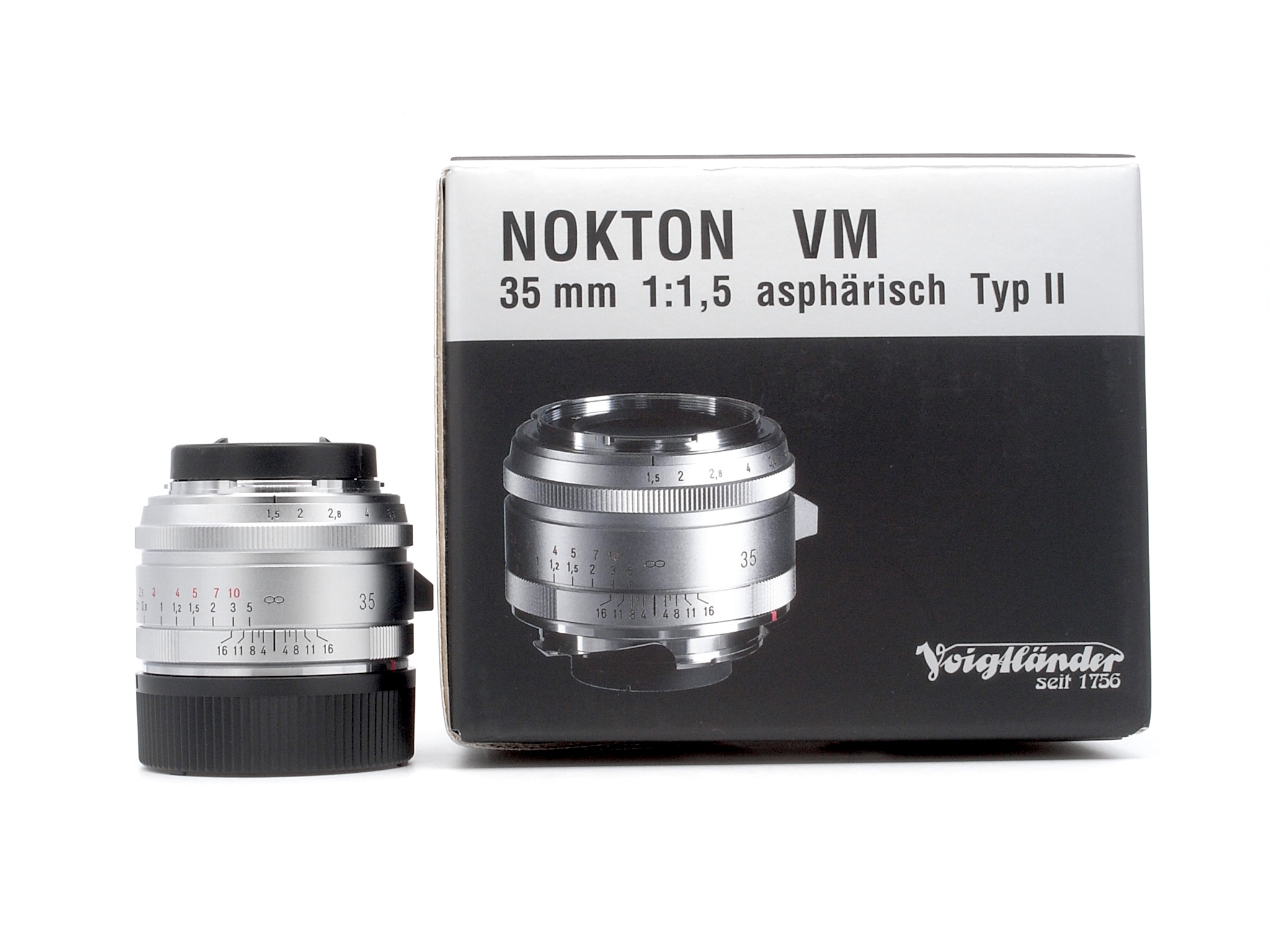 Voigtländer Nokton 1,5/35mm asphärisch II VM silber