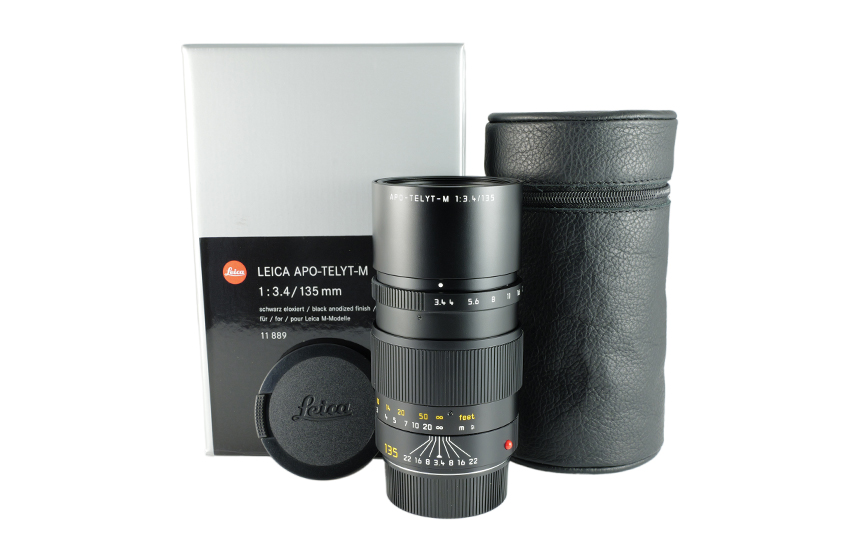 LEICA APO-TELYT-M 1:3,4/135, schwarz eloxiert 11889