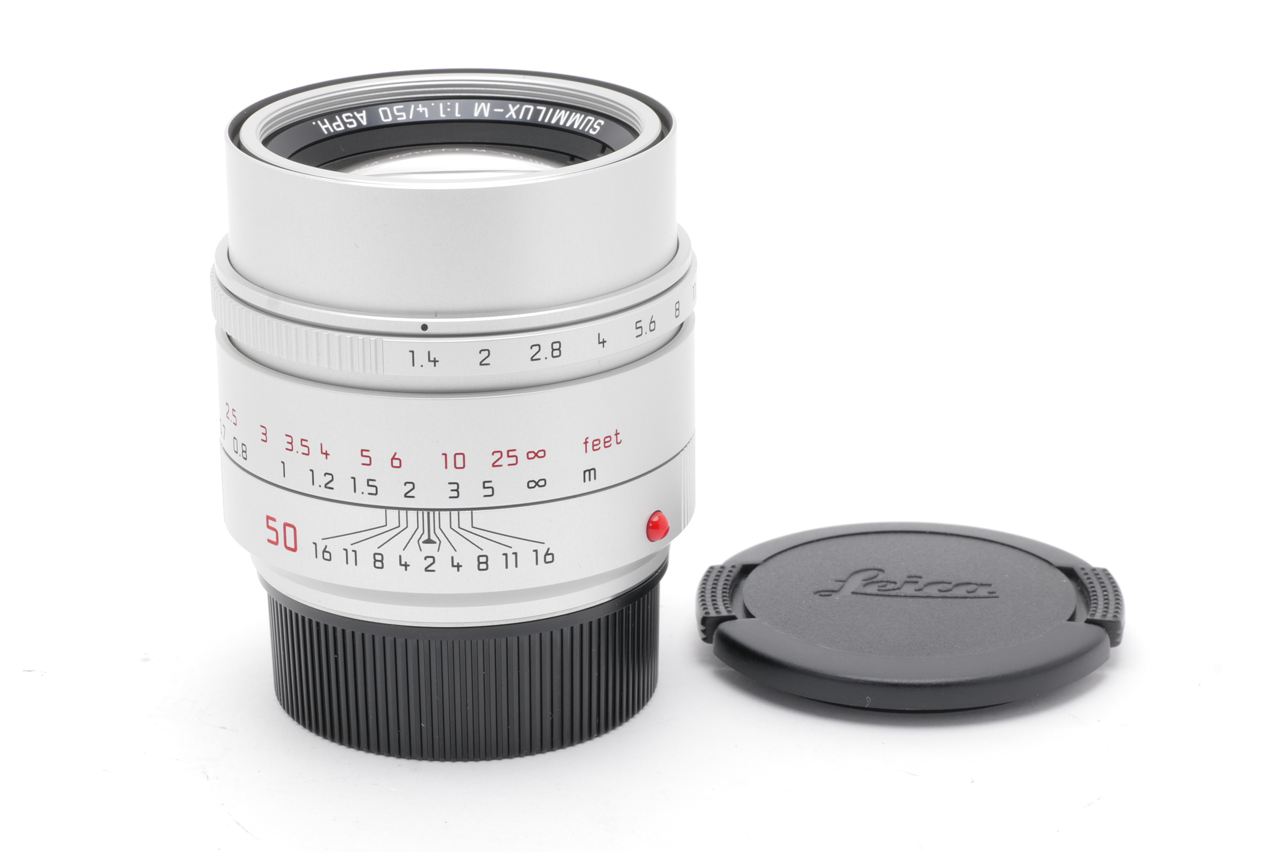 LEICA SUMMILUX-M 1.4/50mm ASPH., silbern elox.