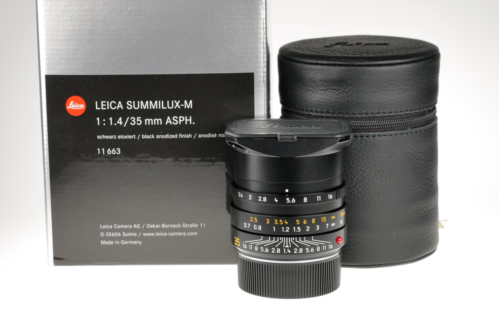 Leica SUMMILUX-M 1.4/35mm ASPH., black 11663