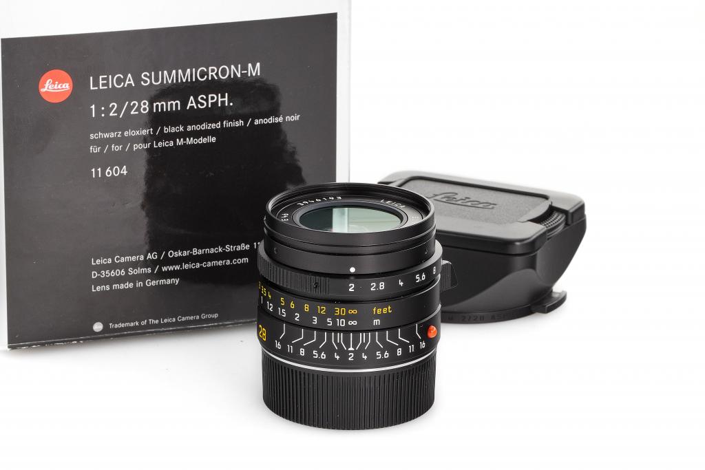 Leica Summicron-M 11604 2/28mm ASPH. black