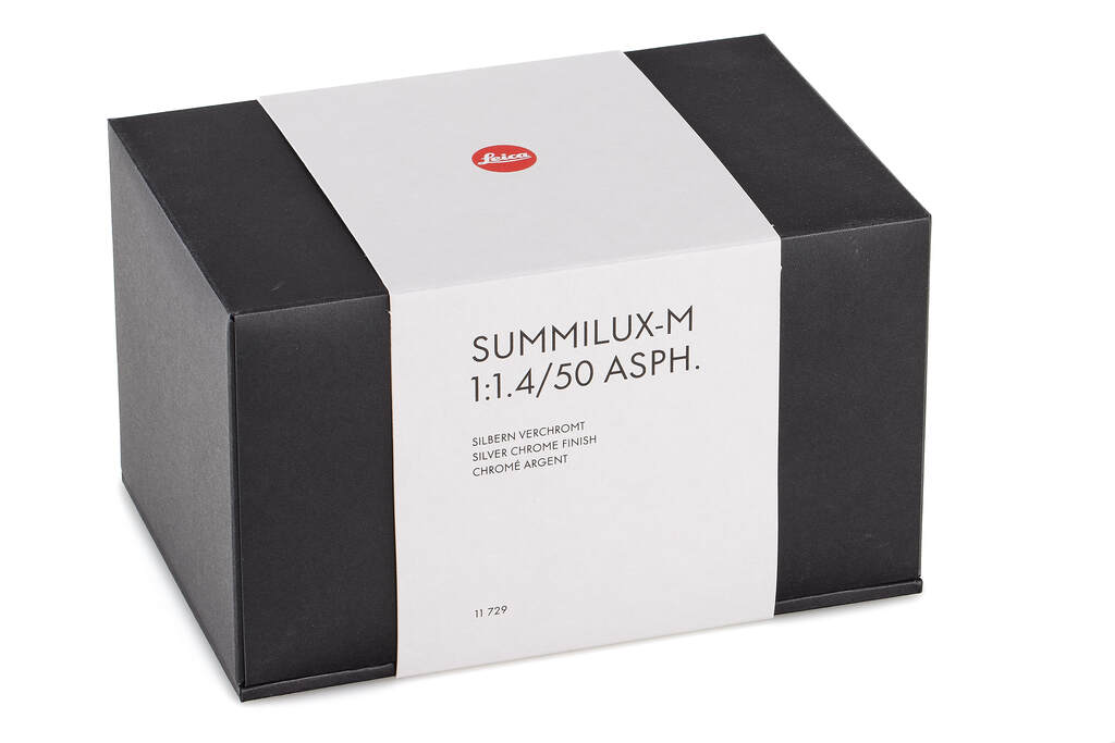 Leica Summilux-M 11729 1,4/50mm chrome ASPH. - like new with 2 years guarantee