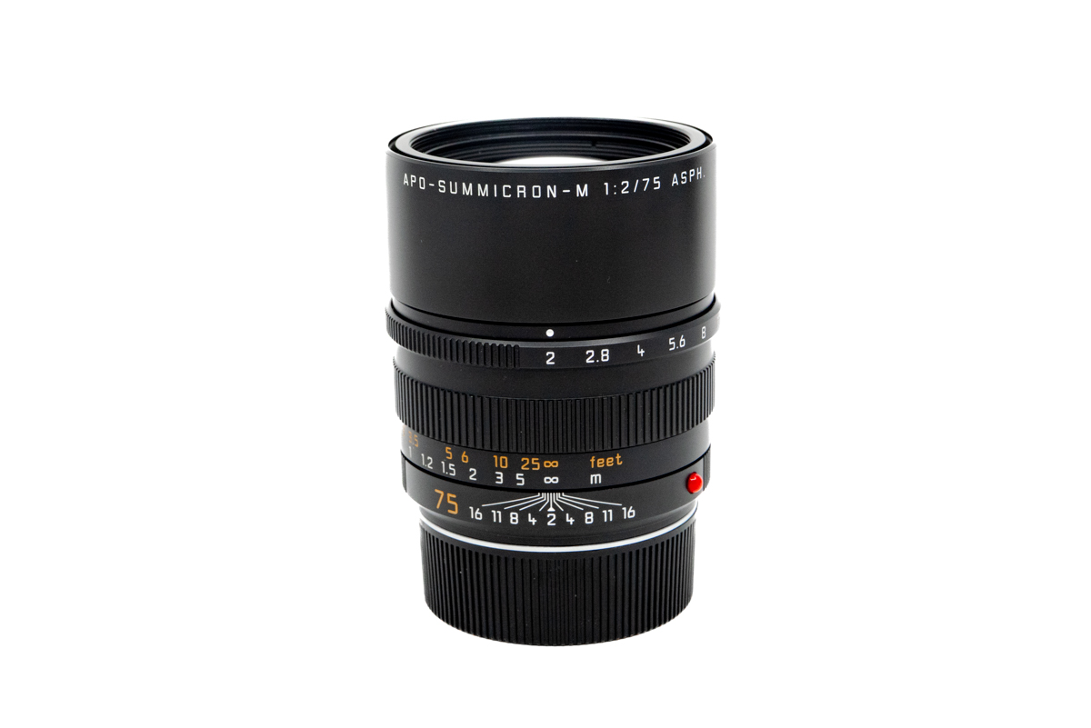 Leica 2/75mm APO-SUMMICRON-ASPH, black.