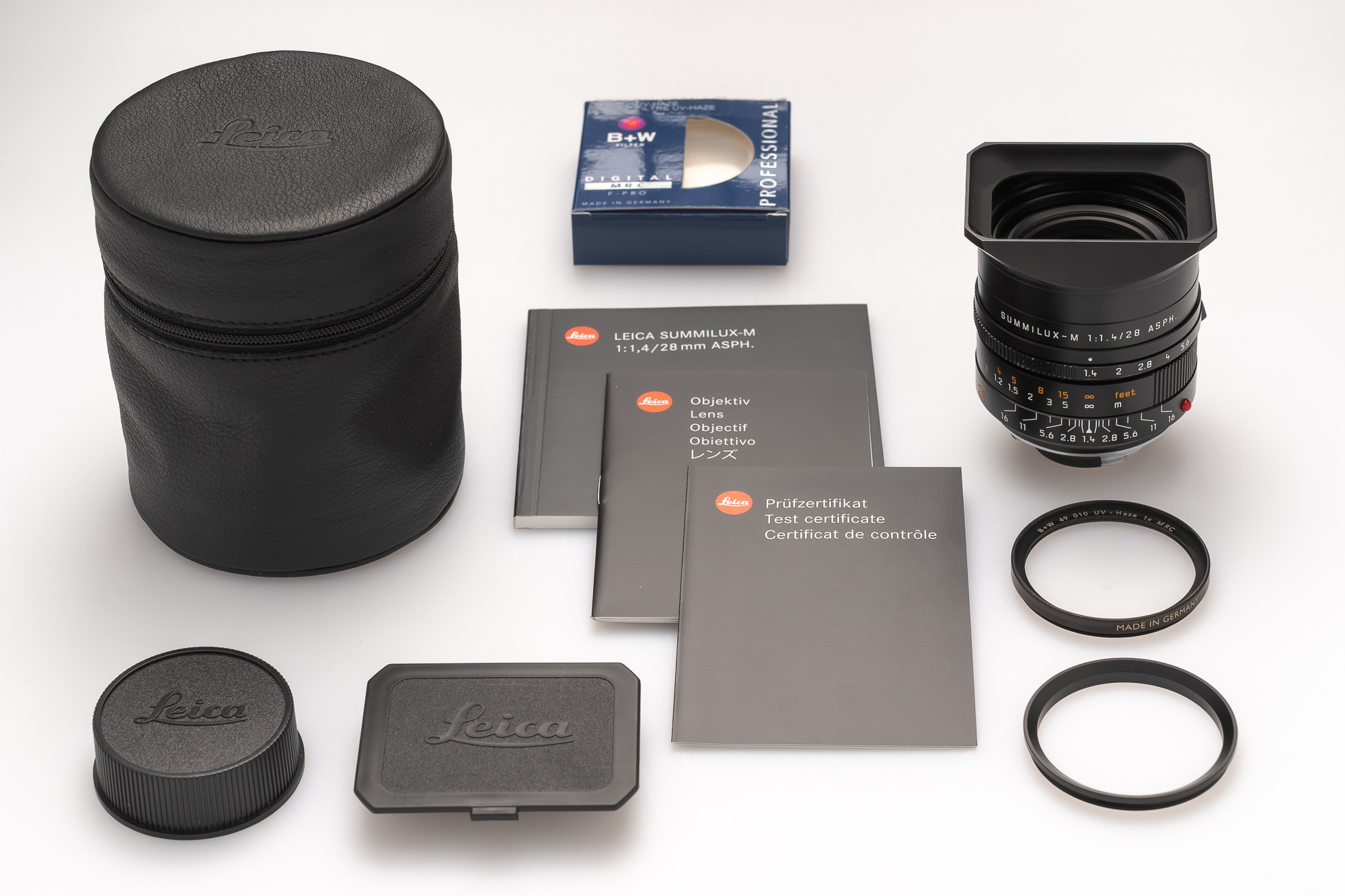 Leica 28mm Summilux-M f/1.4 ASPH., Black Anodized