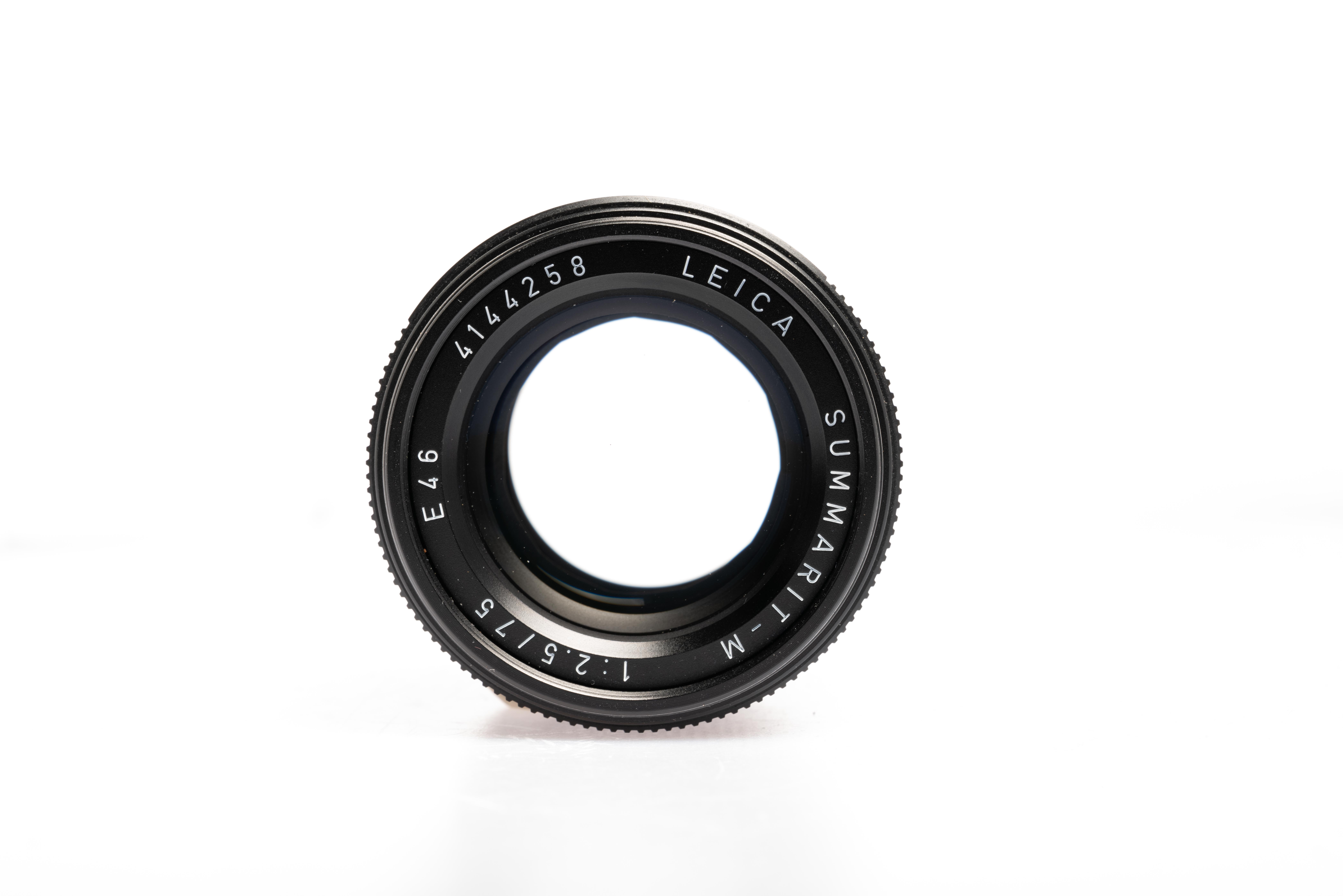 LEICA SUMMARIT-M 2.5/75 mm, schwarz elox.