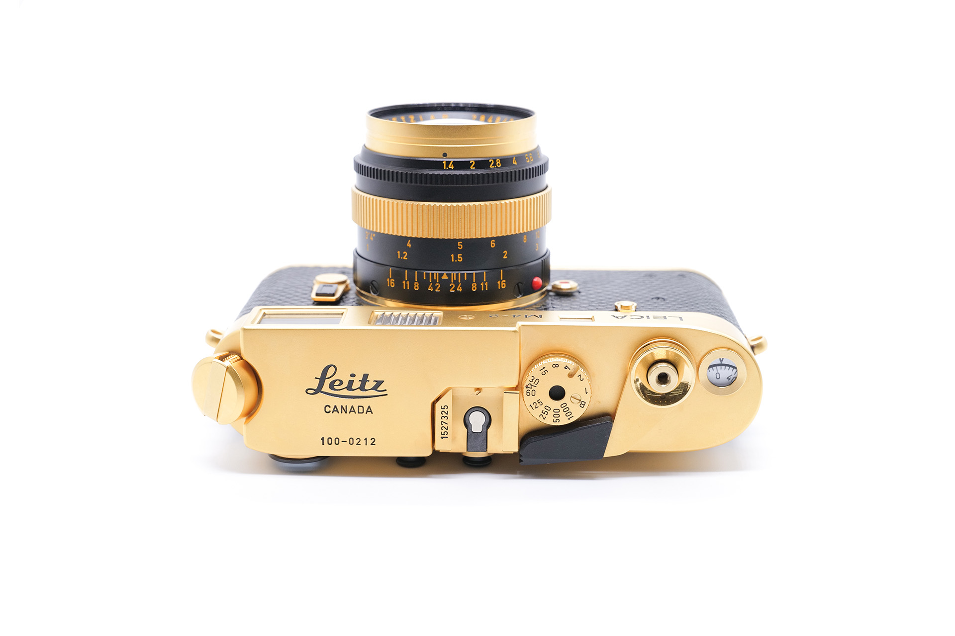 Leica M4-2 gold con Summilux 50mm 1.4 Gold 10420