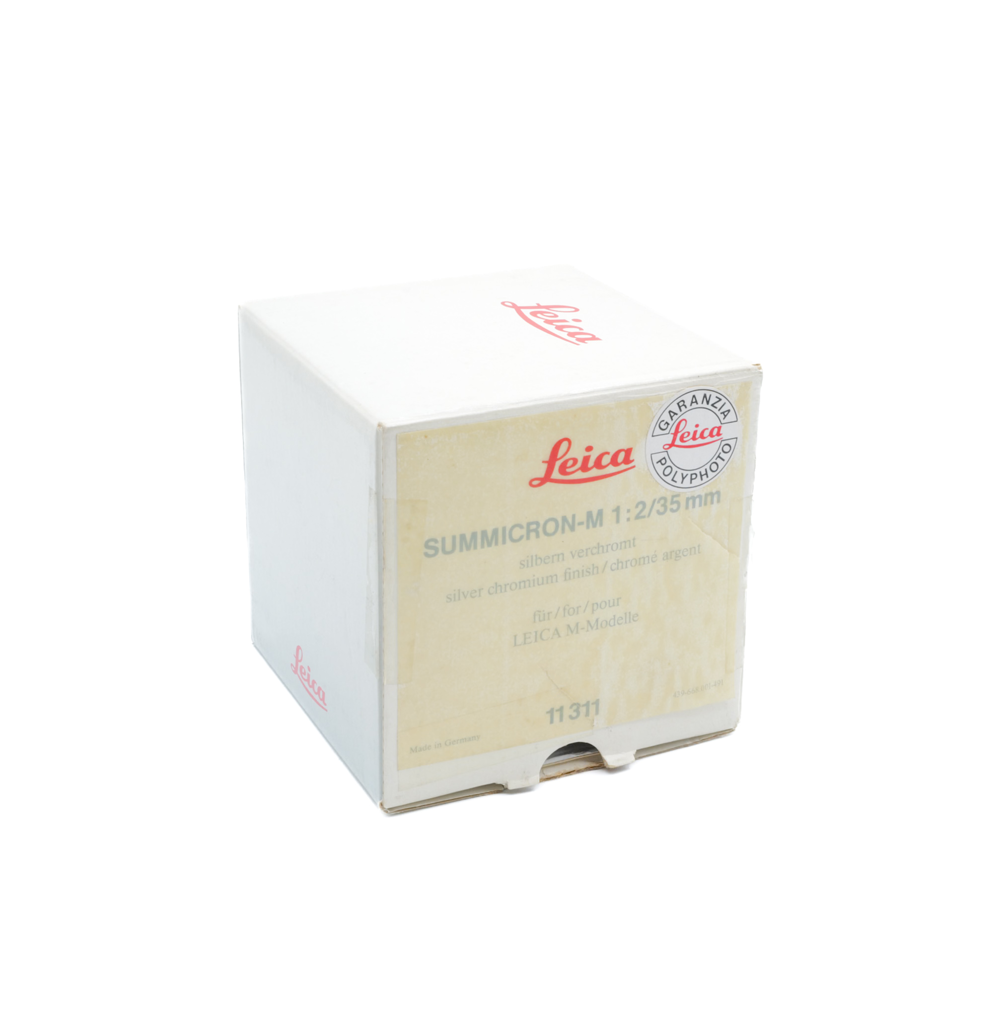 Leica Summicron-M 1:2/35 Silver Chrome