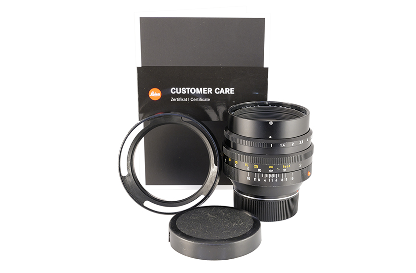 LEITZ CANADA NOCTILUX 1:1/50, schwarz eloxiert 11821