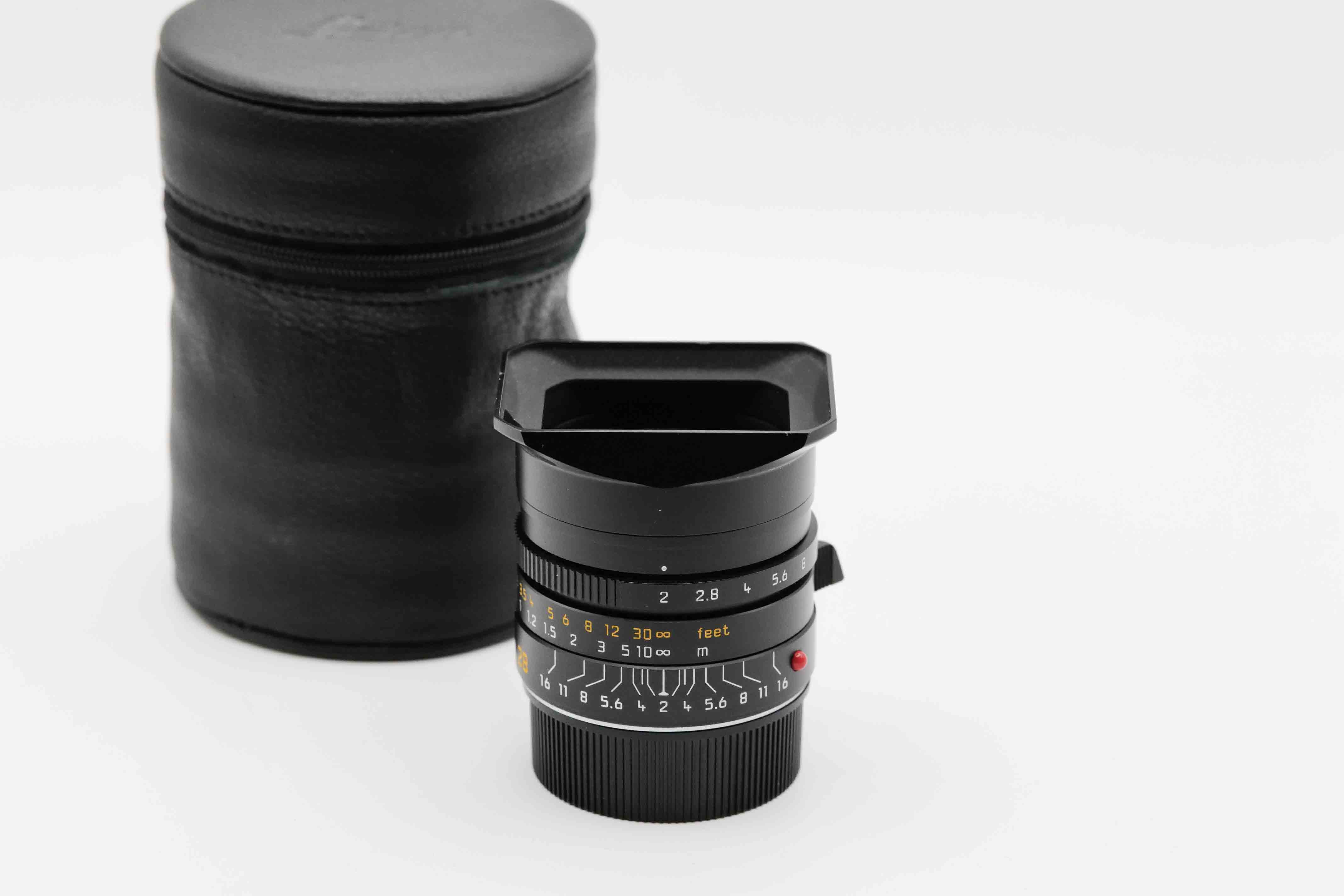 SUMMICRON-M 2/28mm ASPH.,black elox.