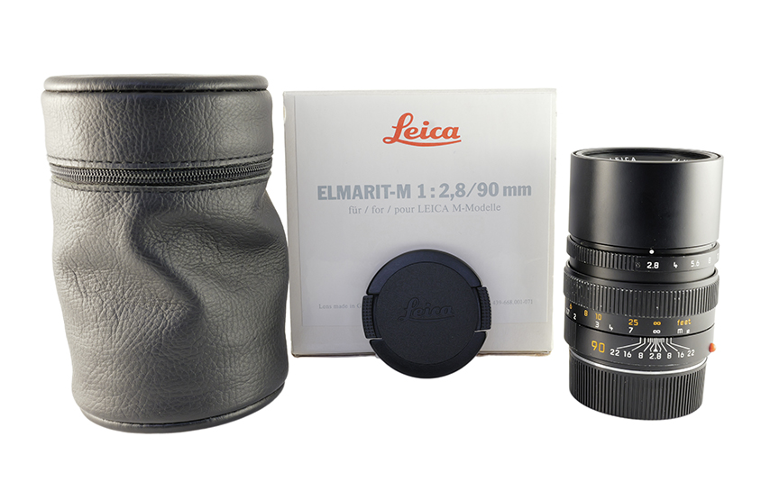 LEICA ELMARIT-M 1:2,8/90MM, black anodized E46 11807