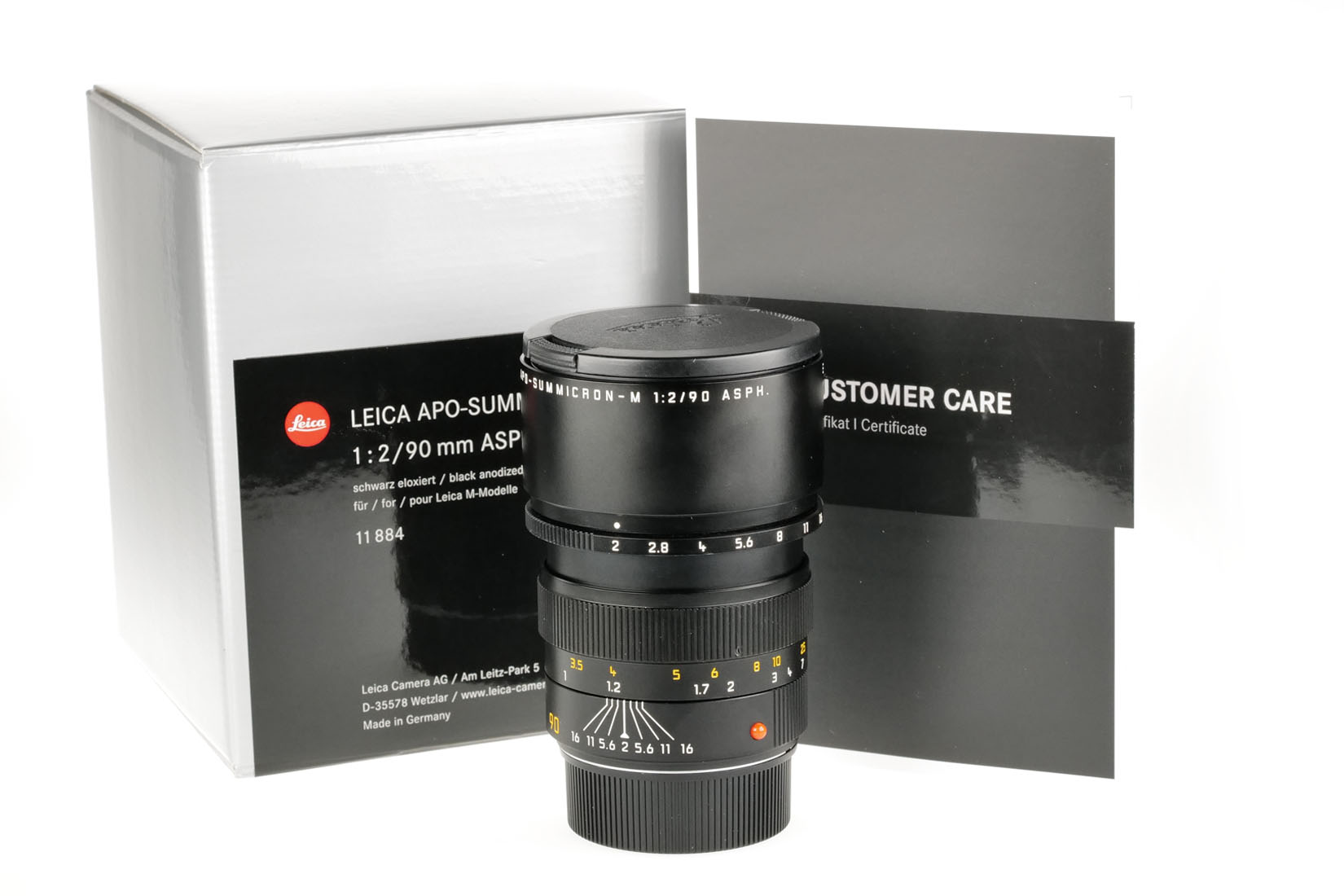 Leica APO-SUMMICRON-M 1:2/90 mm ASPH., black 11884
