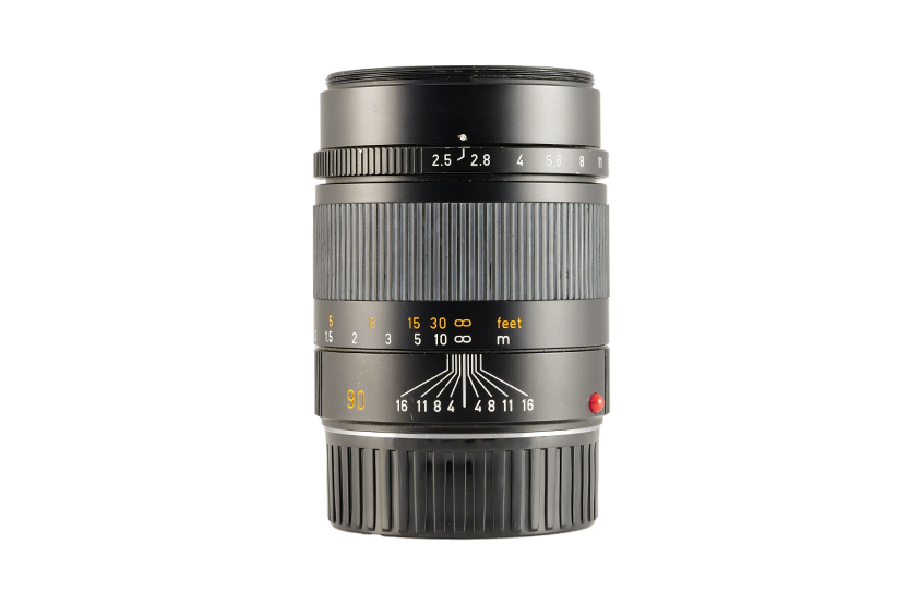 LEICA SUMMARIT-M 1:2.5/90, black anodized 11646
