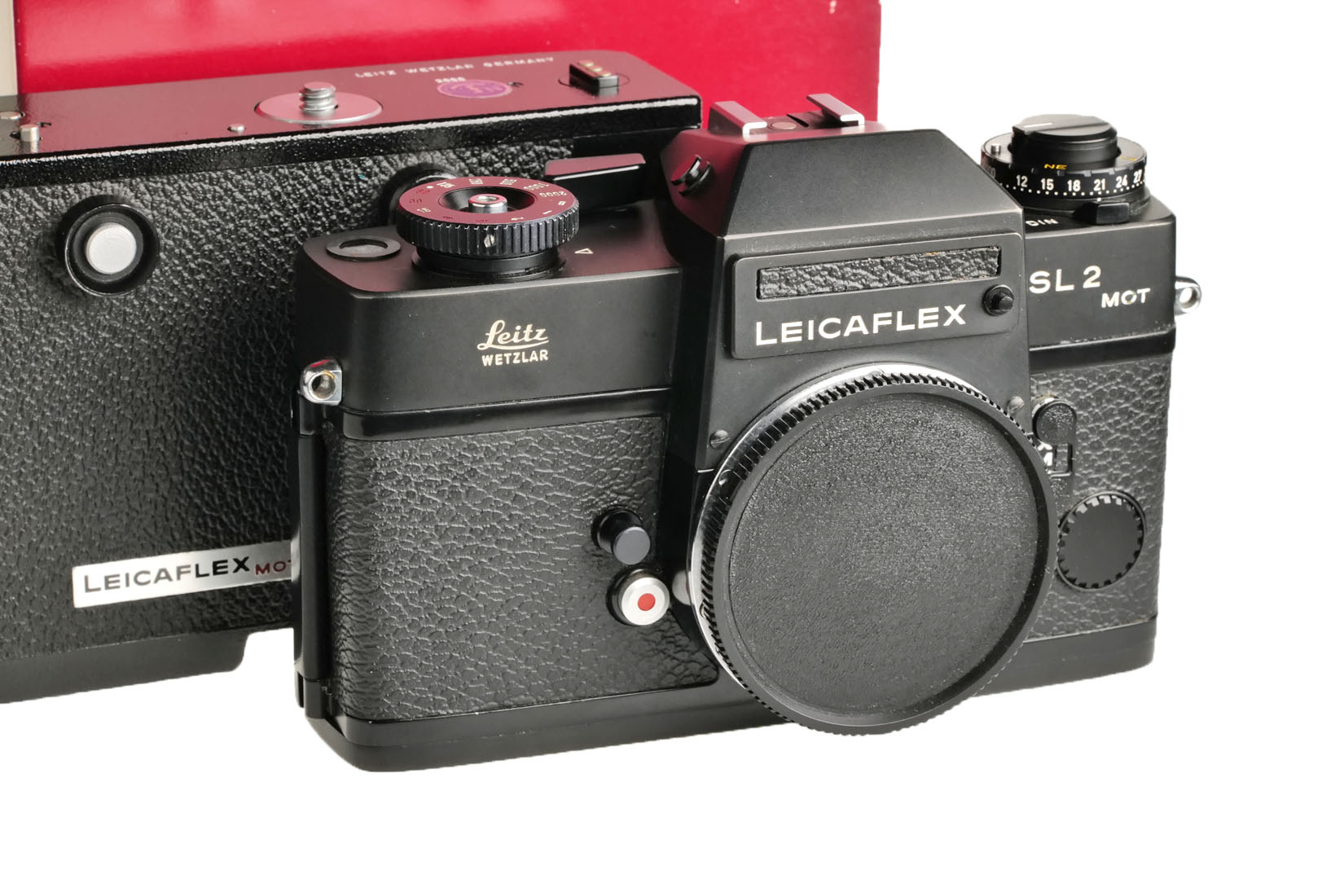 Leica SL2 MOT mit Motor, schwarz verchromt