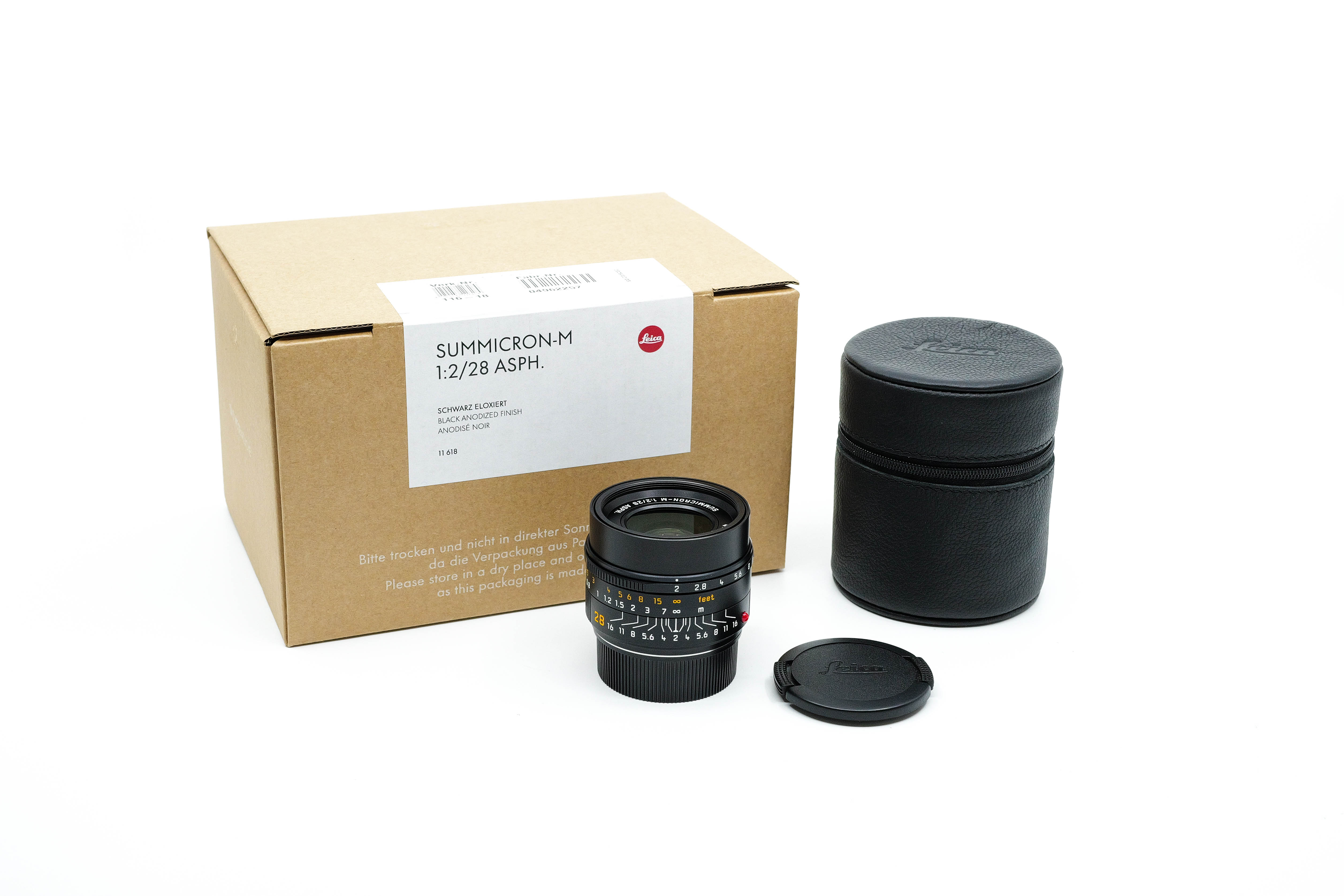 SUMMICRON-M 1:2/28 ASPH, black. "Demo Version"