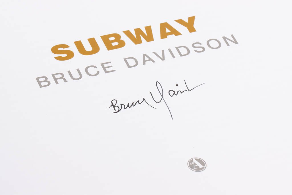 Bruce Davidson - Subway, signed Bruce Davidson - Subway, signed