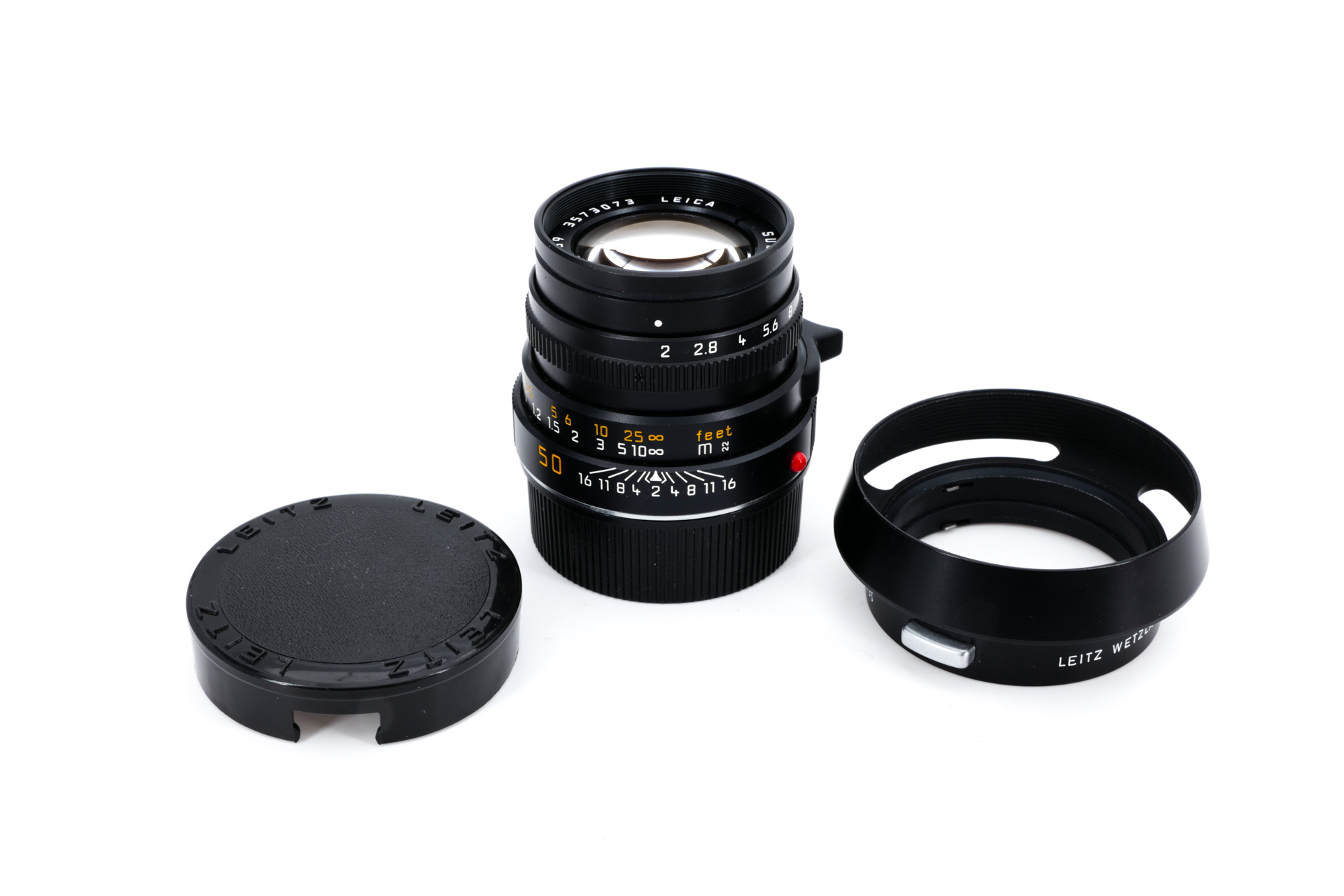 LEICA Summicron-M 2.0/50mm Version IV black anodised