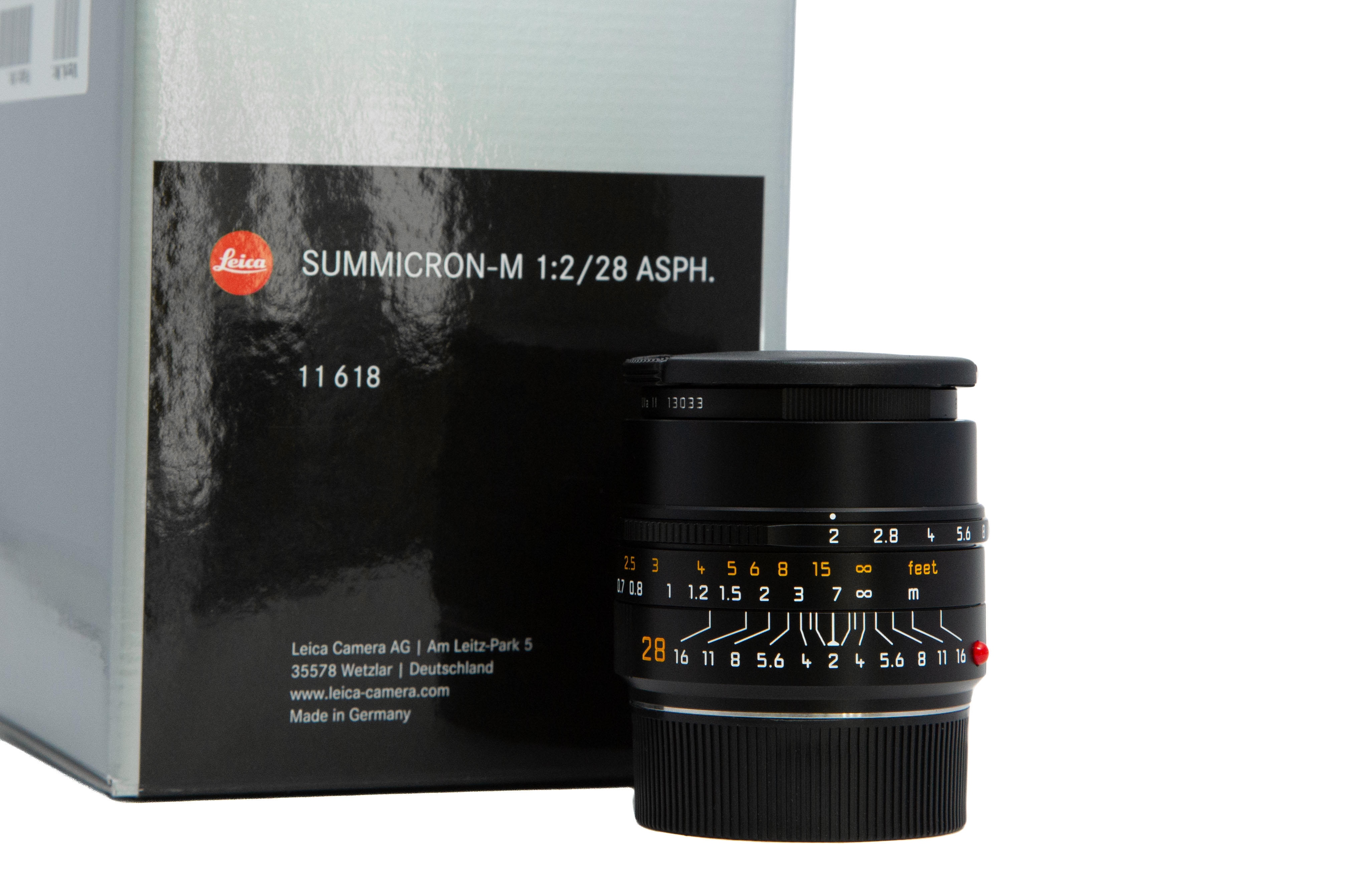 SUMMICRON-M 1:2/28 ASPH, schw elox.