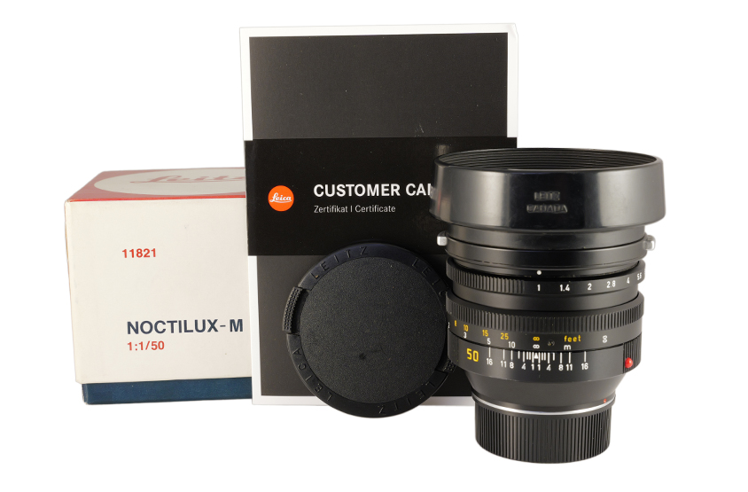 LEITZ NOCTILUX-M 1:1/50 black anodized E60 11821