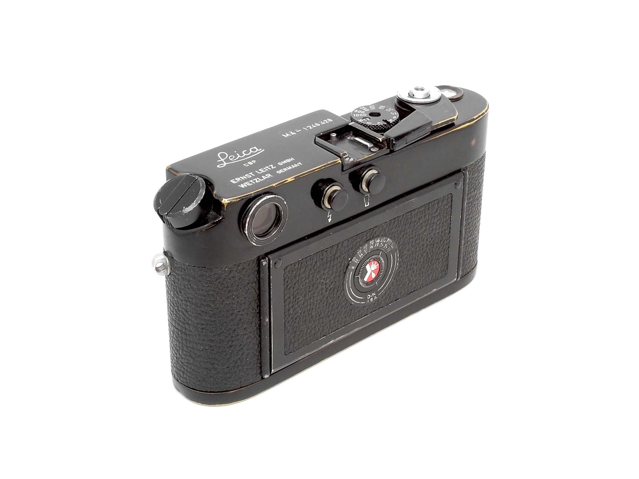Leica M4 schwarz lackiert Leica M4 schwarz lackiert