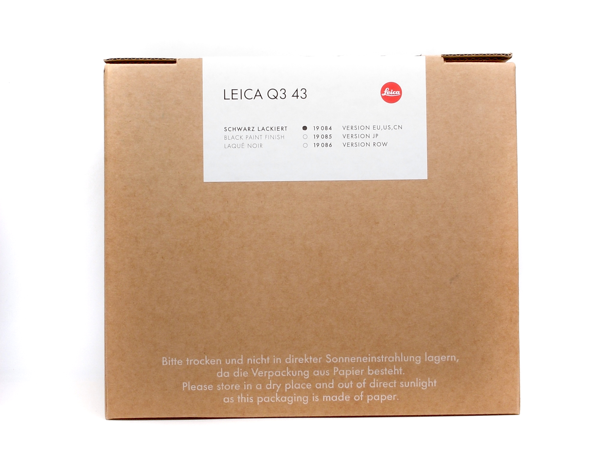 Leica Q3 43 schwarz lack
