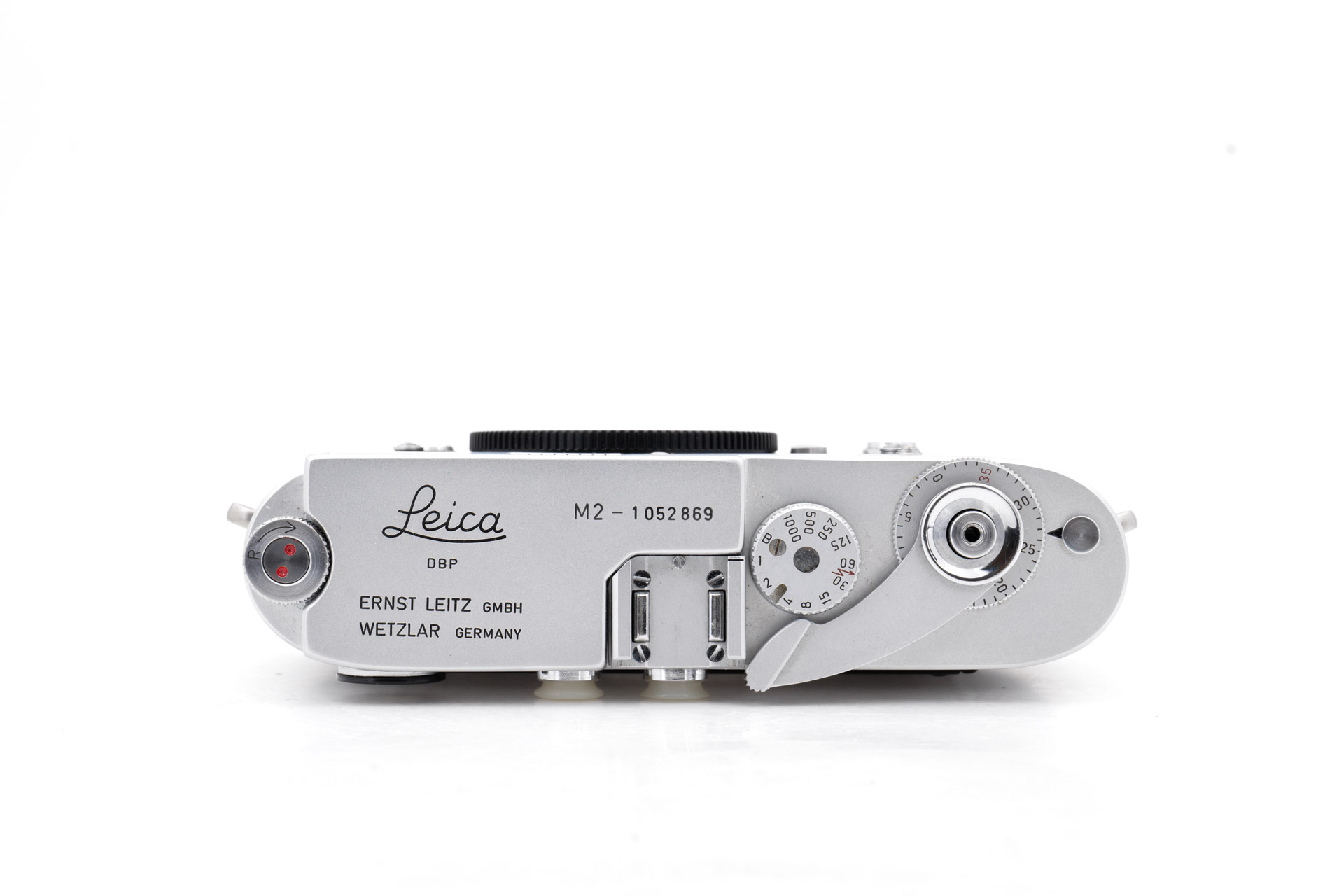 Leica M2, silver-chrome-plated
