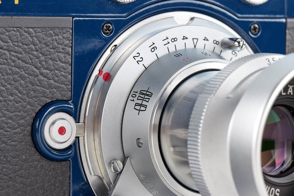 Voigtländer Bessa T "Heliar" outfit navy blue