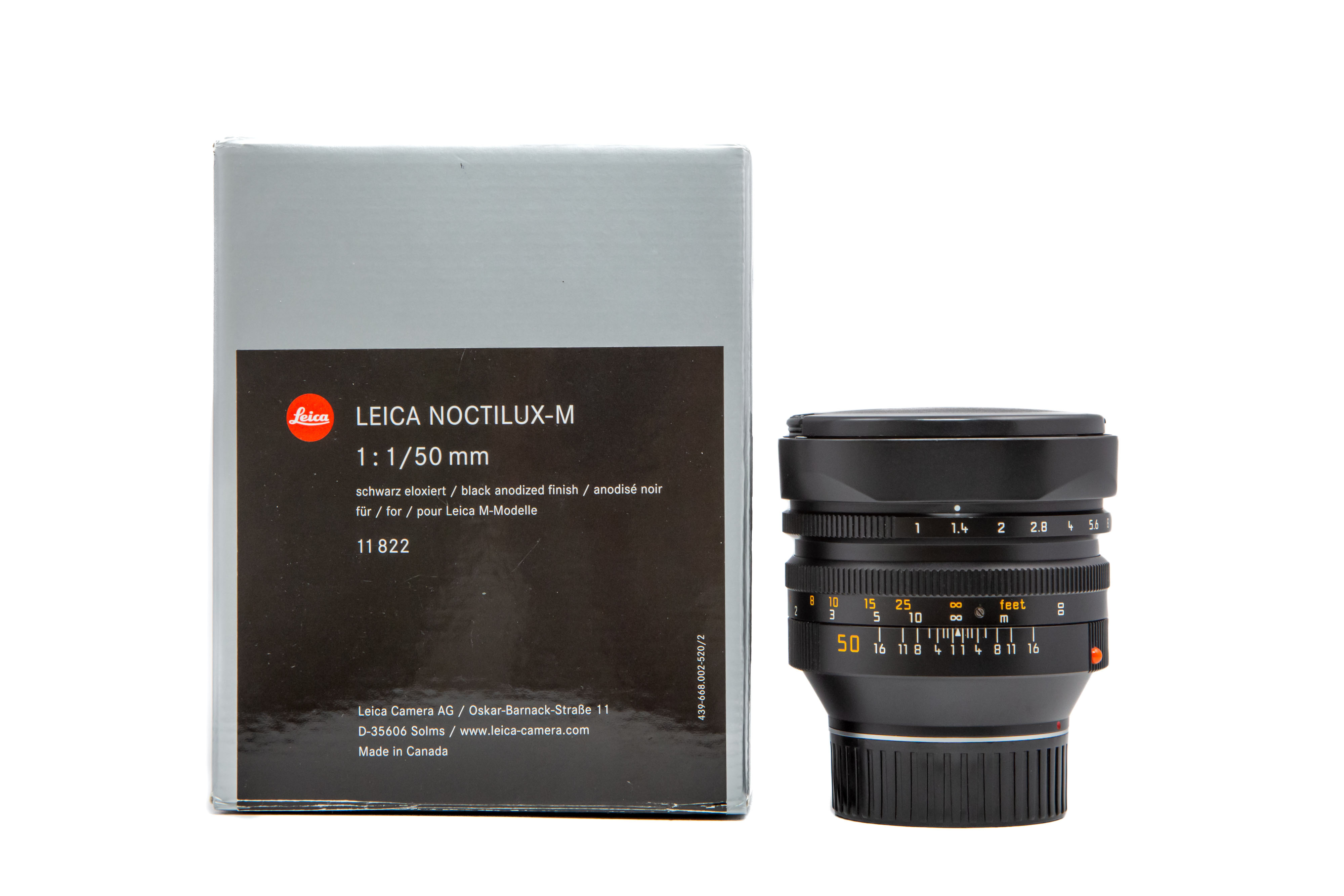 Leica Noctilux 1.0 / 50mm black