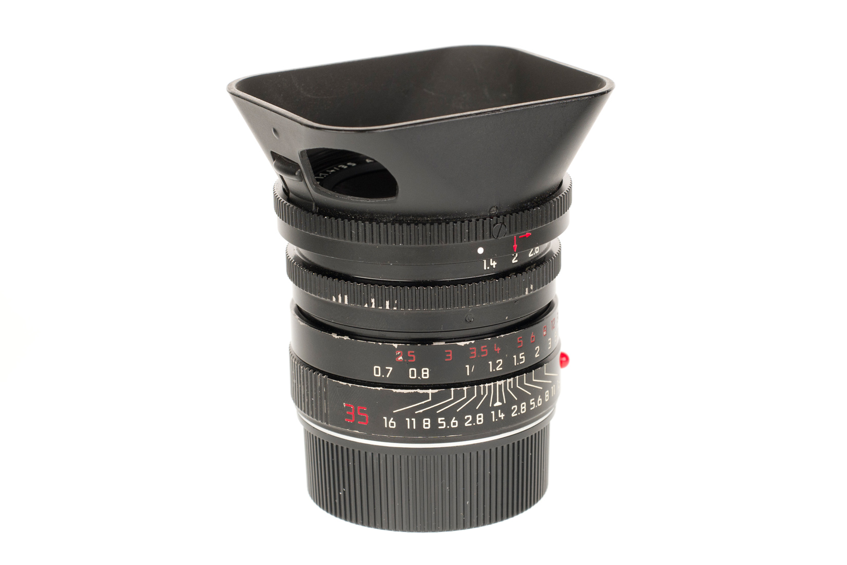 Leica Summilux 1:1,4/35mm ASPH. schwarz nachlackiert