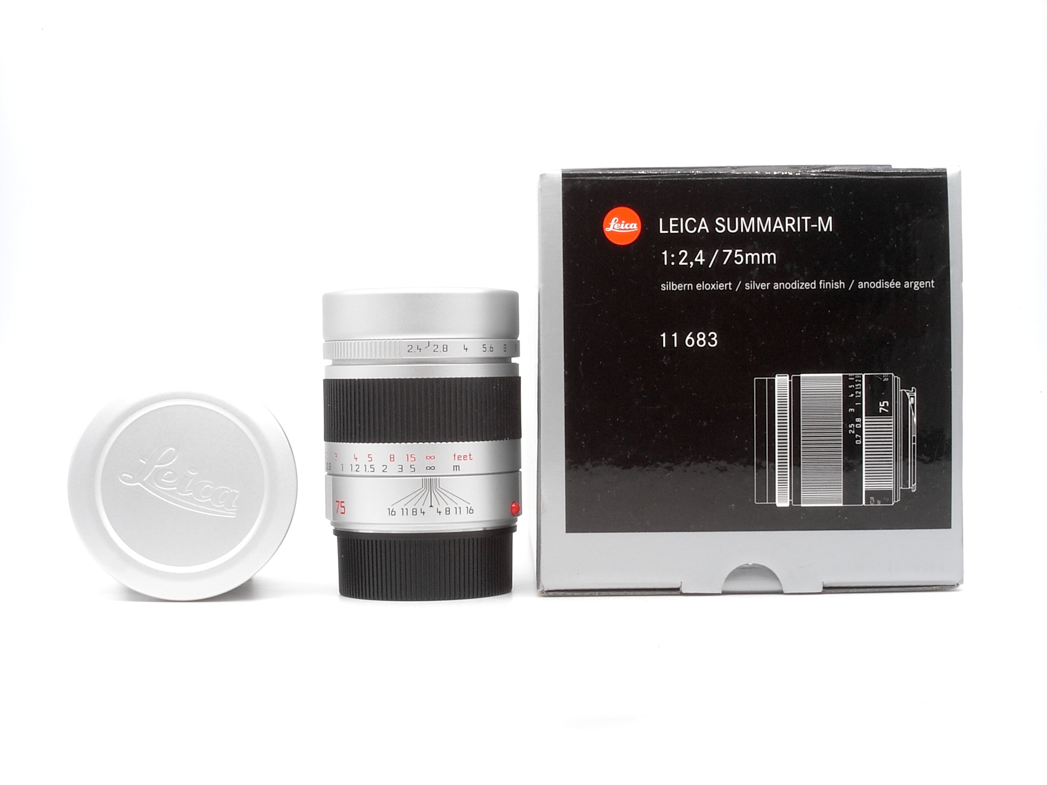 Leica Summarit-M 2.4/75mm silbern 6Bit